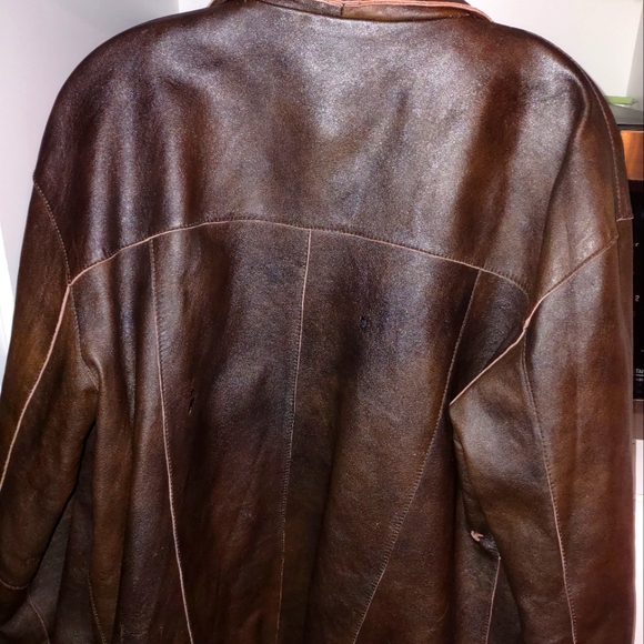 Vintage Guess Nappa Lambskin Jacket - Picture 3 of 5